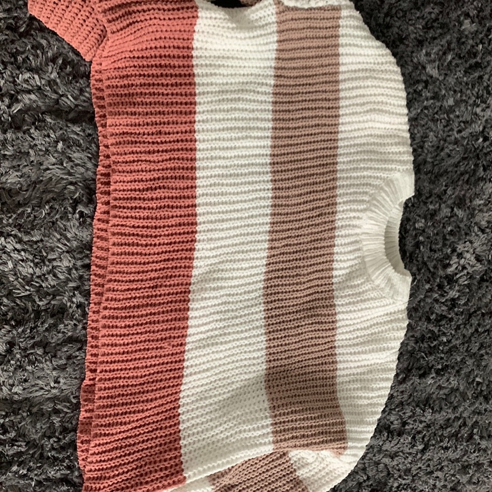 chunk knit sweater